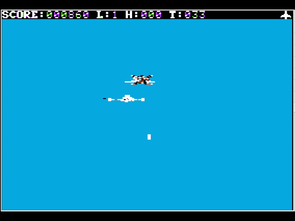 Gameplay of Phantoms Five for Apple II